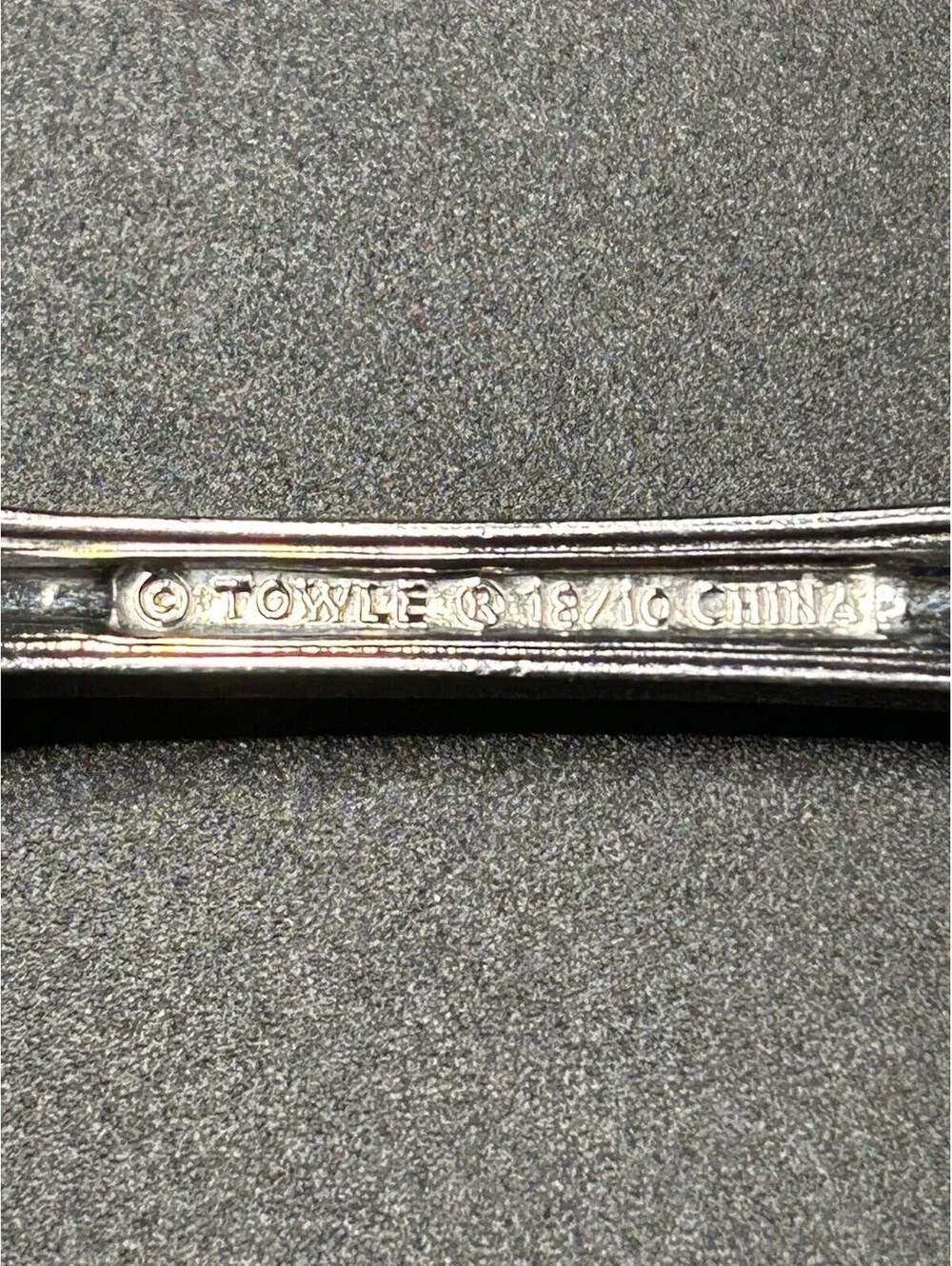 Vintage Set Of 4 Towle Hotel Kings Salad Forks Stainless Flatware Shell Handle